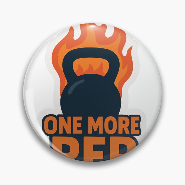 Item preview, One More Rep Flaming Kettlebell Workout designed and sold by pirestickers.
