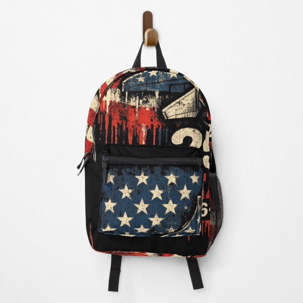 Item preview, Stealth Bomber USA 250th Anniversary Vintage Flag Military Art 1776-2026 designed and sold by CF_VintageDesign.