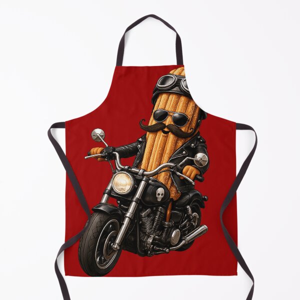 Item preview, Biker Churro | Funny Motorcycle Churro with Mustache designed and sold by DrizzyV.