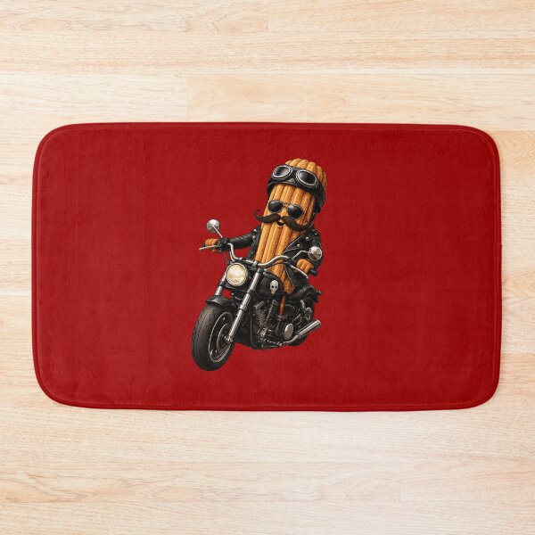 Item preview, Biker Churro | Funny Motorcycle Churro with Mustache designed and sold by DrizzyV.