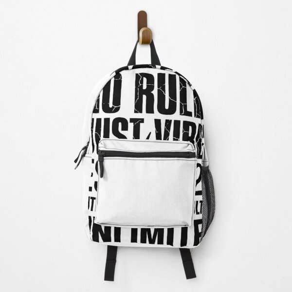Item preview, No Rules Just Vibes Streetwear Typography Design designed and sold by StormVape.