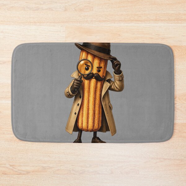 Item preview, Detective Churro Sticker | Funny Noir Churro Character designed and sold by DrizzyV.