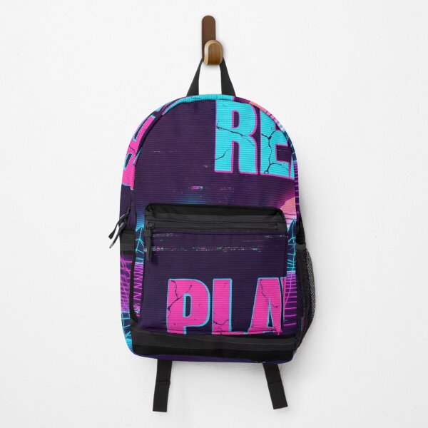 Item preview, Synthwave Outrun Player 1 Ready Neon Grid Version B designed and sold by ryanguas.