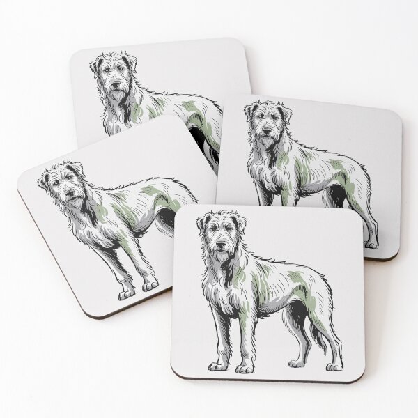 Item preview, Gorgeous Irish Wolfhound Dog, Large Dog Lover designed and sold by madtoyman.