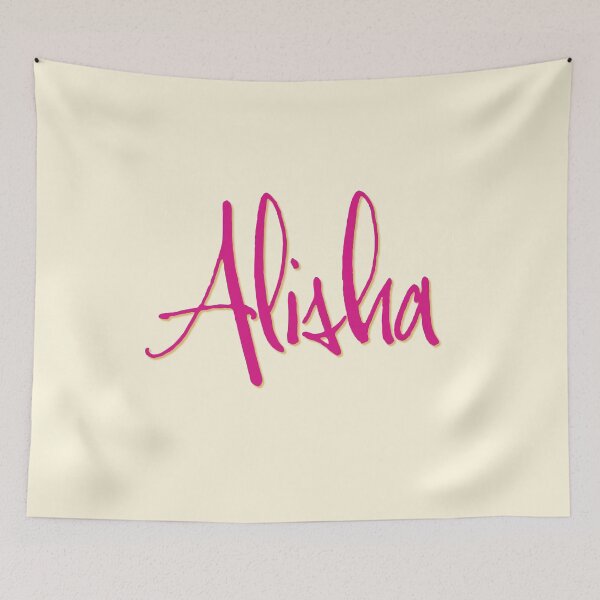 Item preview, ALISHA personalized type design designed and sold by CharlottePlaceArt.