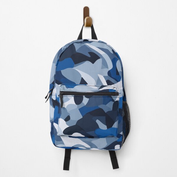 Item preview, Electric Blue Urban Camo: Modern Naval Abstract designed and sold by mythographiaart.