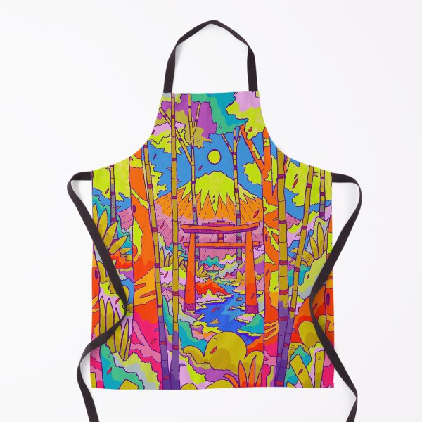 Item preview, A vibrant Mount Fuji designed and sold by Swadeillustrations.