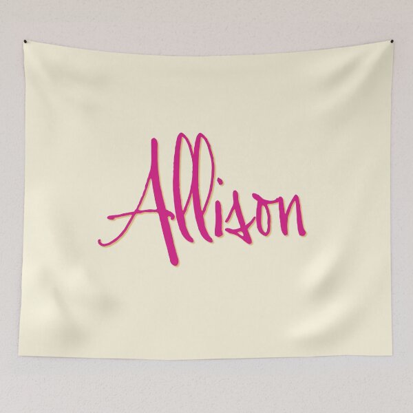 Item preview, ALLISON personalized type design designed and sold by CharlottePlaceArt.