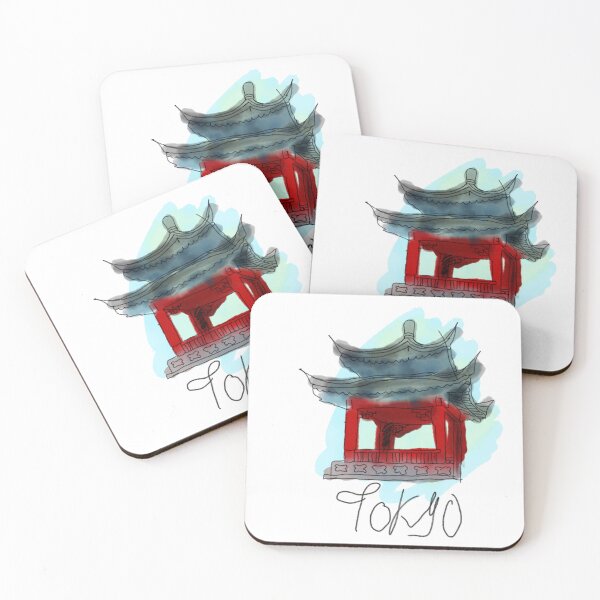 Item preview, Tokyo Architecture Illustration — Futuristic Urban Cityscape designed and sold by dremneaw.