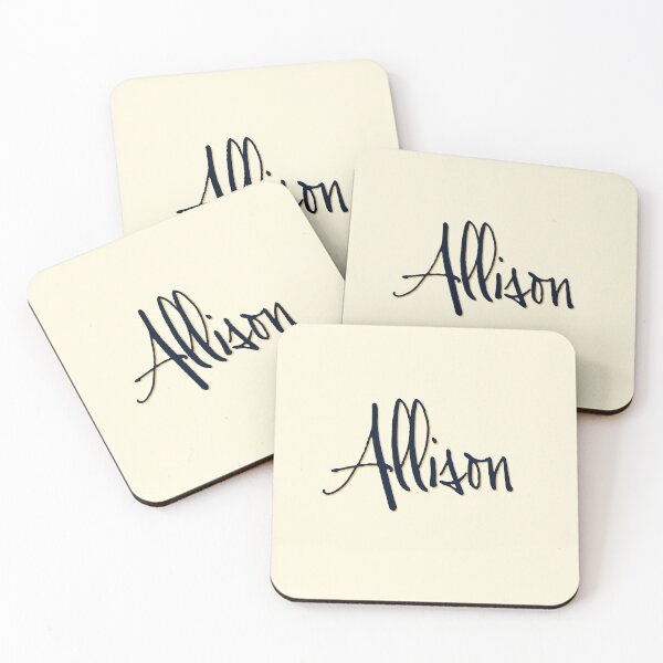 Item preview, ALLISON personalized type design designed and sold by CharlottePlaceArt.