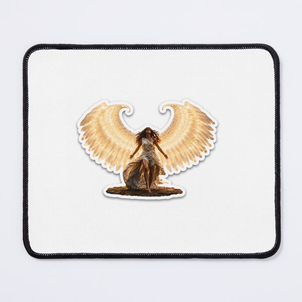 Item preview, Beautiful Golden Winged Angel Art designed and sold by Farheen786.