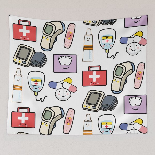 Item preview, Cute medical equipment doodle pack designed and sold by fluffyfamcraft.