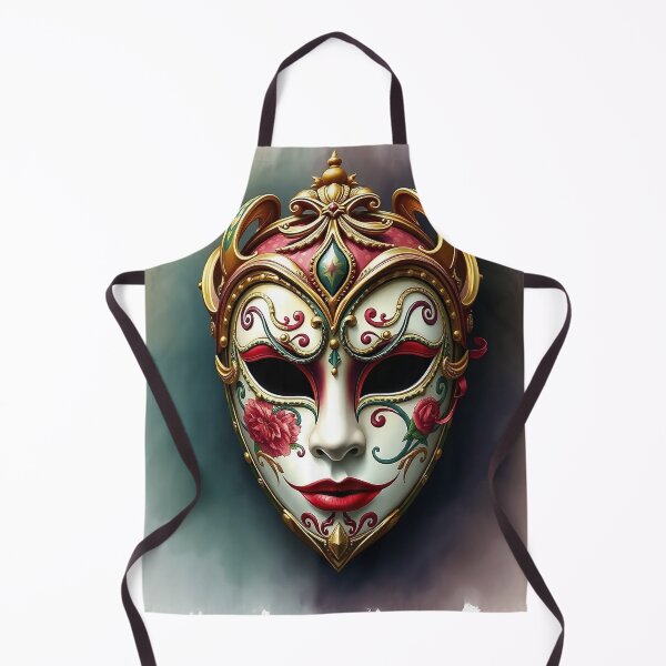 Item preview, Detailed Venetian Mask | Watercolor Style designed and sold by UnhingedBird.