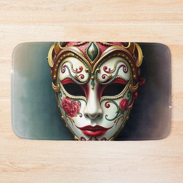 Item preview, Detailed Venetian Mask | Watercolor Style designed and sold by UnhingedBird.