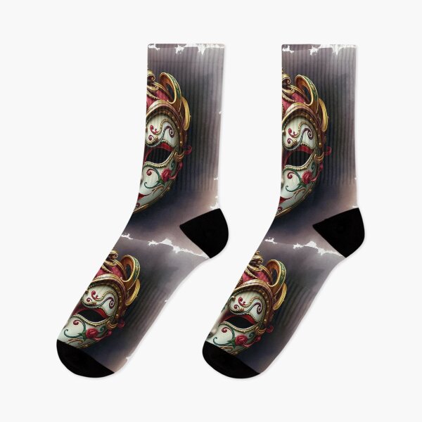 Item preview, Detailed Venetian Mask | Watercolor Style designed and sold by UnhingedBird.