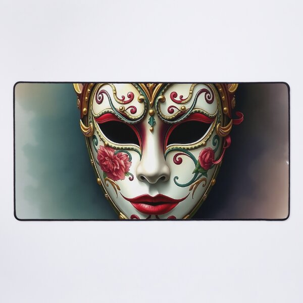Item preview, Detailed Venetian Mask | Watercolor Style designed and sold by UnhingedBird.