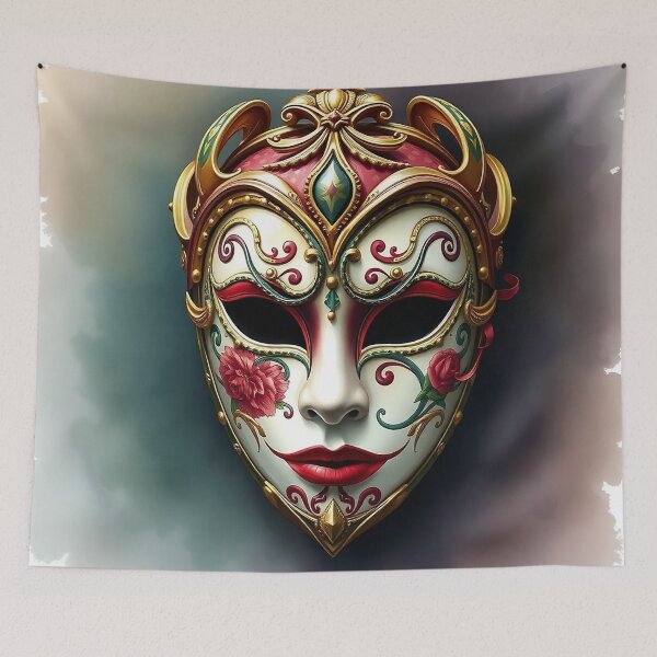 Item preview, Detailed Venetian Mask | Watercolor Style designed and sold by UnhingedBird.