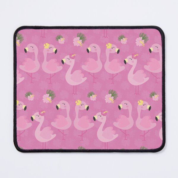 Item preview, Pink Flamingo Hibiscus Pattern – Tropical Pink Paradise Design designed and sold by EmeraldeaDesign.