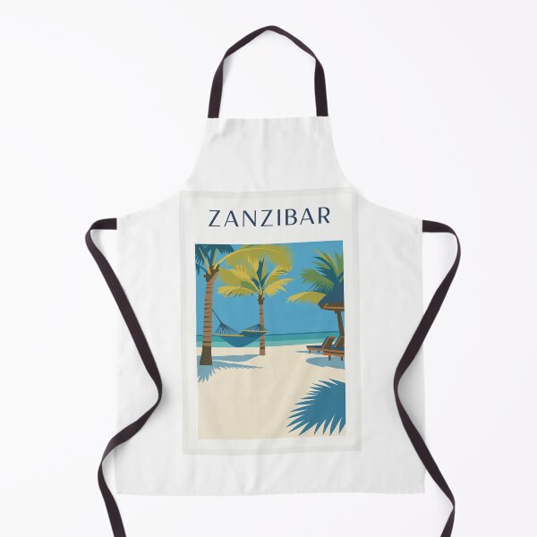 Item preview, Zanzibar Beach Tropical Paradise Vintage Travel designed and sold by Beyond Destinations.