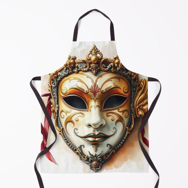Item preview, Detailed Venetian Mask | Watercolor Style designed and sold by UnhingedBird.