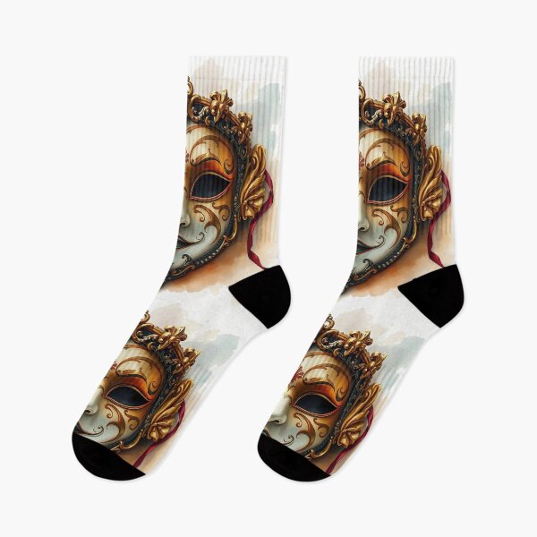Item preview, Detailed Venetian Mask | Watercolor Style designed and sold by UnhingedBird.