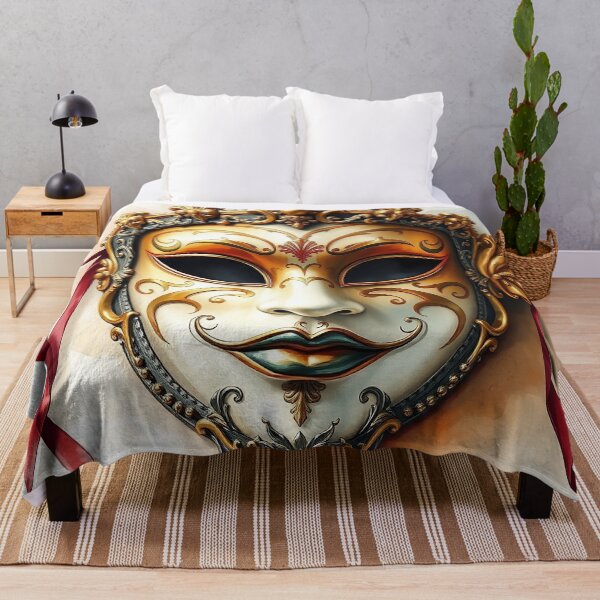 Item preview, Detailed Venetian Mask | Watercolor Style designed and sold by UnhingedBird.