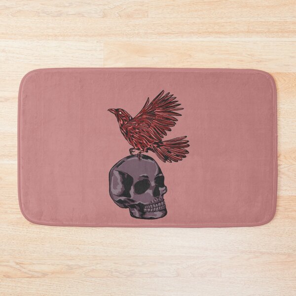 Item preview, Crimson Raven Skull Artwork designed and sold by pinkyfish1010.