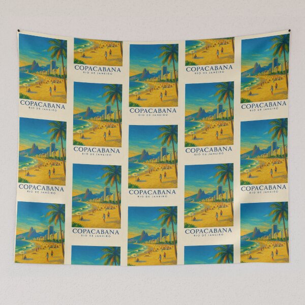 Artikelvorschau, Copacabana-Strand Rio de Janeiro Vintage-Reise entworfen und verkauft von Beyond Destinations.