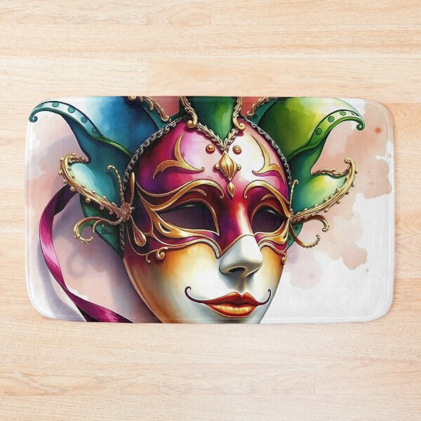 Item preview, Detailed Venetian Mask | Watercolor Style designed and sold by UnhingedBird.