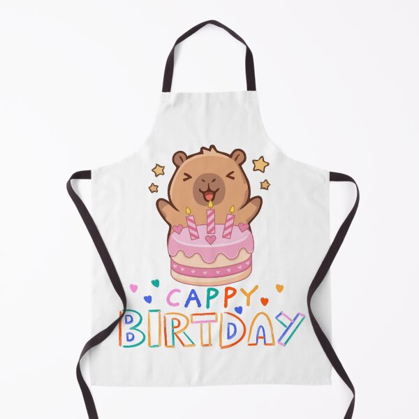 Item preview, Cappy Birthday Cute Capybara With Birthday Cake designed and sold by thebest-2studio.