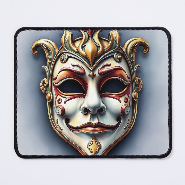 Item preview, Detailed Venetian Mask | Watercolor Style designed and sold by UnhingedBird.