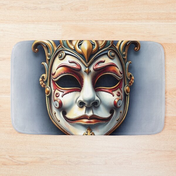 Item preview, Detailed Venetian Mask | Watercolor Style designed and sold by UnhingedBird.
