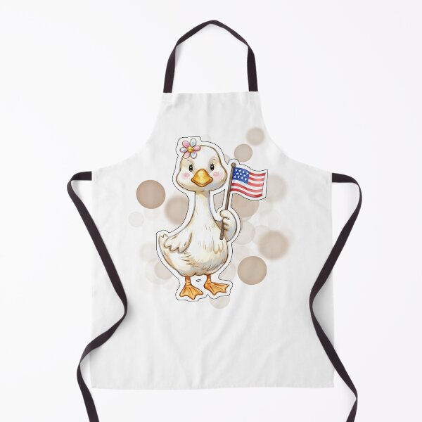 Item preview, Happy Goose Holding USA Flag Funny American Design designed and sold by iamKRUK.