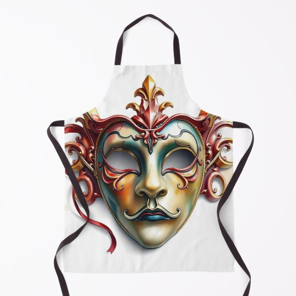 Item preview, Detailed Venetian Mask | Watercolor Style designed and sold by UnhingedBird.