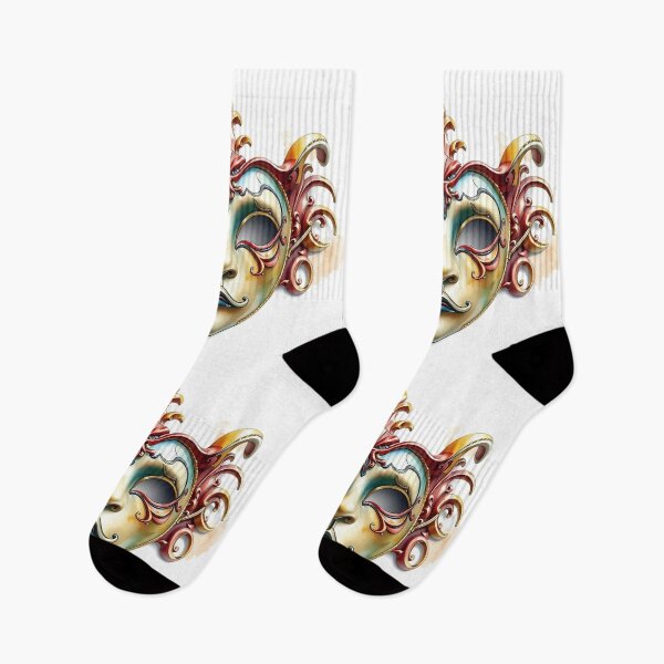 Item preview, Detailed Venetian Mask | Watercolor Style designed and sold by UnhingedBird.