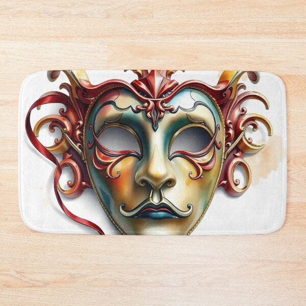 Item preview, Detailed Venetian Mask | Watercolor Style designed and sold by UnhingedBird.