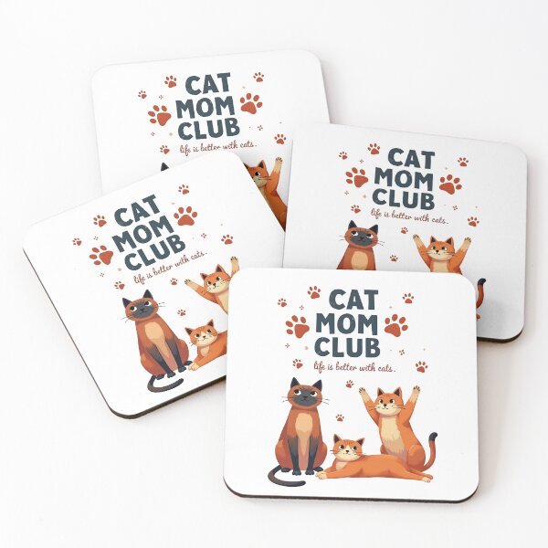 Item preview, Cat Mom Club Life is Better with Cats designed and sold by Amp6599.