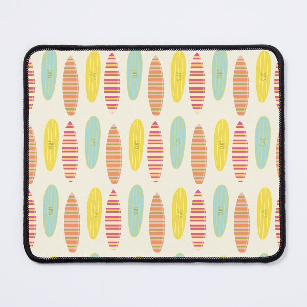 Item preview, Retro Summer Surfboards Pattern – Muted Vintage Beach Vibes designed and sold by EmeraldeaDesign.