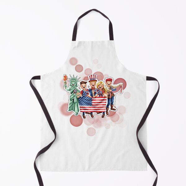 Item preview, Happy People Holding USA Flag Patriotic American Design designed and sold by iamKRUK.