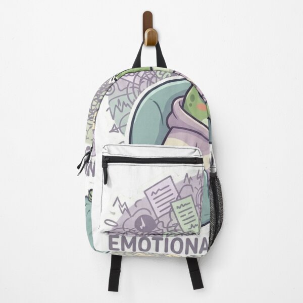 Item preview, Emotionally Drained – Exhausted Cute Frog Sticker designed and sold by Elviqus Shop.