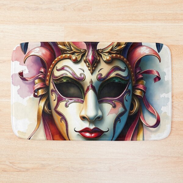 Item preview, Detailed Venetian Mask | Watercolor Style designed and sold by UnhingedBird.