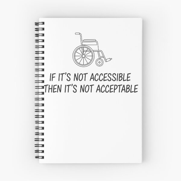 Item preview, Disability Awareness Its Not Accessible designed and sold by LuminOrb.