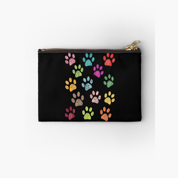 Item preview, Colorful Crayon Paw Prints Pattern designed and sold by OlyvieArt.