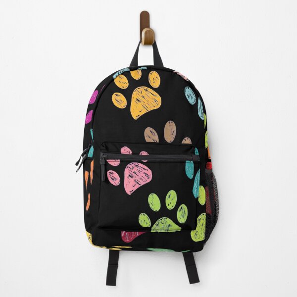 Item preview, Colorful Crayon Paw Prints Pattern designed and sold by OlyvieArt.