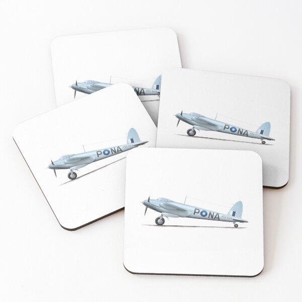 Item preview, Mosquito FB.VI A52-504 RAAF 1945  designed and sold by Grubby Fingers Aircraft Illustration.