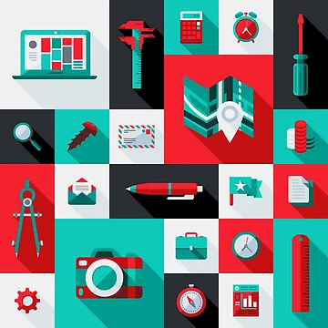Artwork thumbnail, Workaholic - Icon Pattern by hyperite