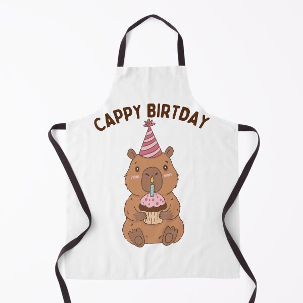 Item preview, Cute Capybara Happy Cappy Birthday designed and sold by thebest-2studio.