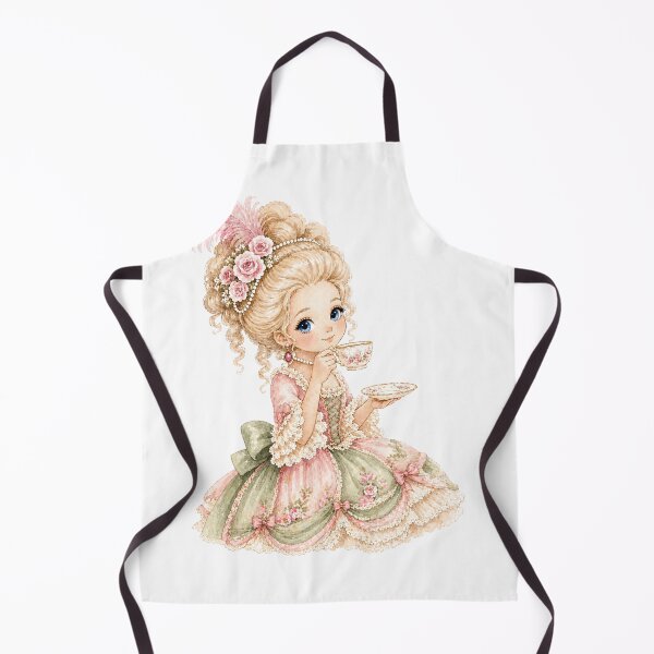 Item preview, Marie Antoinette Drinking Tea (Pink) designed and sold by Bara Lune Design .