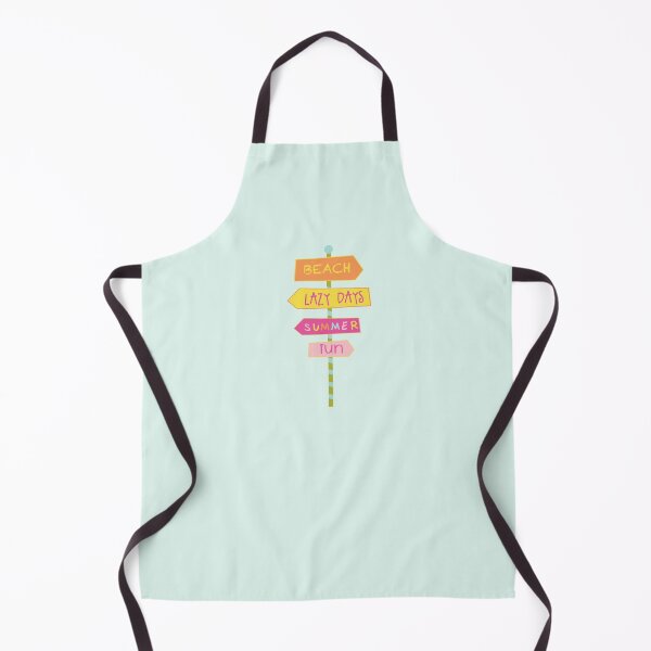 Item preview, Beach Lazy Days Road Sign Cutout – Fun Summer Cheer Typography Design designed and sold by EmeraldeaDesign.