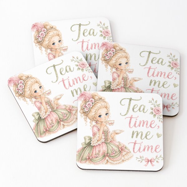 Item preview, Tea time, me time designed and sold by Bara Lune Design .